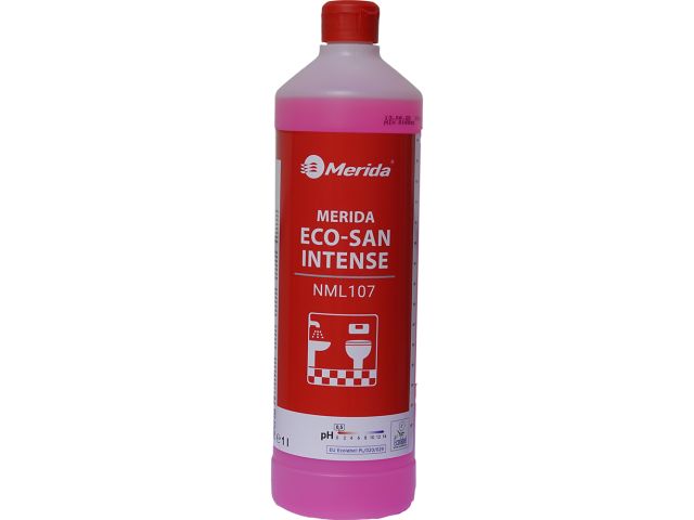 MERIDA ECO-SAN INTENSE, EKOLOGICZNY ŚRODEK DO GRUNTOWNEGO  MYCIA SANITARIATÓW, BUTELKA 1 L