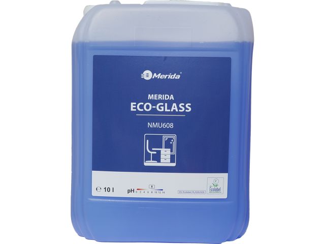 MERIDA ECO-GLASS, EKOLOGICZNY ŚRODEK DO CZYSZCZENIA SZKŁA I POWIERZCHNI, KANISTER 10 L