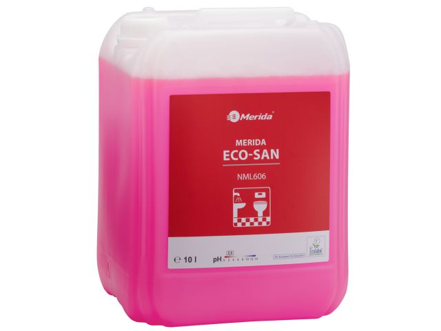 MERIDA ECO-SAN, ekologiczny środek do codziennego mycia sanitariatów, kanister 10 l, ECOLABEL