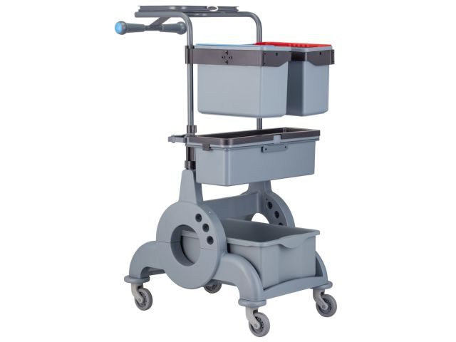 Cleaning trolley, grey