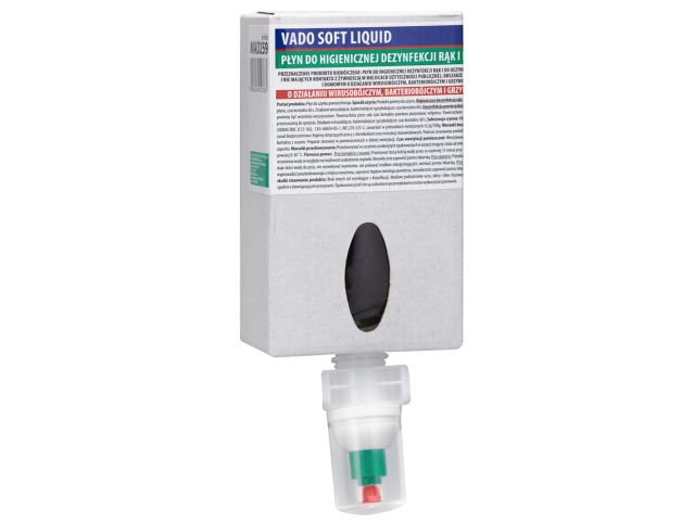 MERIDA VADO SOFT bezalkoholowy płyn do higienicznejj dezynfekcji rąk i powierzchni,  jednorazowy wkład 700 ml do dozownika mechanicznego MERIDA ONE