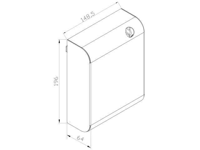 Obudowa dyfuzora zapachów, MERIDA STELLA WHITE LINE Obudowa dyfuzora zapachów, MERIDA STELLA WHITE LINE