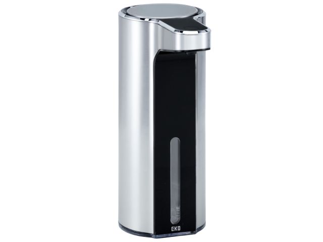 TOUCH-FREE AUTOMATIC FOAM SOAP DISPENSER, FREE-STANDING, REFILLABLE, 250ML, POWERED BY A LI-ION BATTERY, USB-RECHARGEABLE