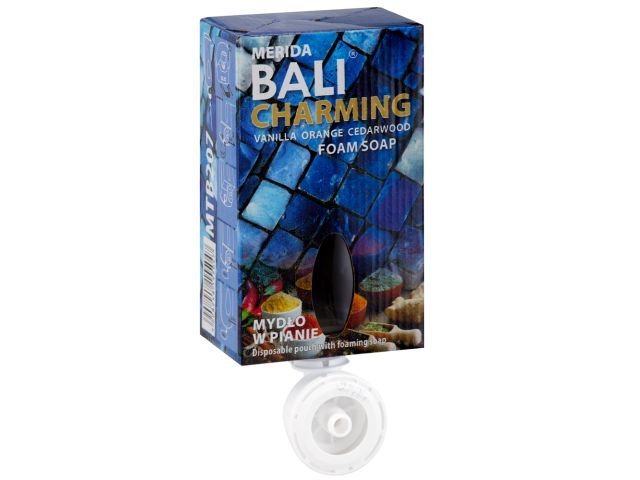 Mydło w pianie, MERIDA BALI CHARMING, jednorazowy wkład 700 g, zapach wanilii, pomarańczy i drzewa cedrowego