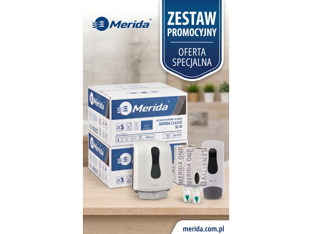 Zestaw higieniczny MERIDA ONE - biały