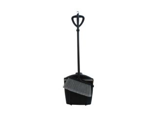 Closed lobby dustpan & broom