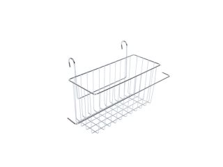 Chromium-plated wire basket for MO3P trolley