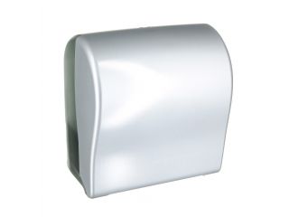 Roll towel dispenser SOLID CUT UNIQUE SILVER SPARK