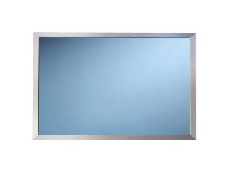 Mirror in metal frame, matt, 40 x 60cm
