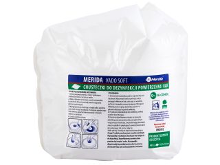 MERIDA VADO SOFT hand and surface disinfecting wipes - 44.5 m roll, 445 sheets