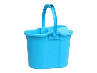 Bucket with mop wringer