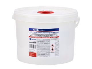 MERIDA POLANA DDR+ hand and surface disinfecting wipes, bucket 10 l, roll 122.36 m, 322 sheets