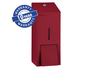 MERIDA STELLA RED LINE MAXI liquid soap dispenser, tank capacity 800 ml, red