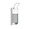 Elbow-operated disinfectant dispenser 500ml made of aluminum
