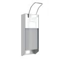 Elbow-operated disinfectant dispenser 1000ml made of aluminum