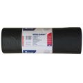 Worki na śmieci MERIDA ECONOMY, 70 x 110 cm, pojemność 120 l, rolka 50 szt., CZARNE, HDPE/LDPE
