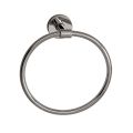 Bathroom towel ring, small diameter, made of chromium-plated brass (polished version)