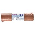 Worki na odpady BIO, MERIDA OPTIMUM, 90 x 110 cm, pojemność 160 l, rolka 25 szt., BRĄZOWE, LDPE