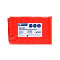 MERIDA Disposable waste bags ldpe, 160l capacity, 90 x 110cm, red, 10 pcs. / package