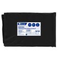 MERIDA Disposable waste bags ldpe, 120l capacity, 70 x 110cm, black, 50 pcs. / package
