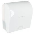 MERIDA SOLID CUT mechanical roll towel dispenser merida solid cut white with high gloss finish