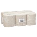 Ręczniki papierowe w roli MERIDA ECONOMY MAXI, szare, jednowarstwowe, długość 135 m, opakowanie 6 rolek