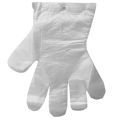Disposable gloves, made of HDPE foil, transparent 100 pcs. / package