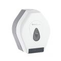 MERIDA TOP toilet tissue dispenser with grey back plate, grey sight window