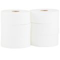 Papier toaletowy MERIDA TOP, biały, średnica 23 cm, długość 245 m, dwuwarstwowy, zgrzewka 6 szt., ECOLABEL