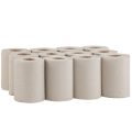 Ręczniki papierowe w roli MERIDA ECONOMY MINI, szare, jednowarstwowy, długość 60 m, opakowanie 12 rolek