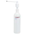 CYLINDER countertop-mounted liquid soap dispenser 1000 ml,  brushed (white)