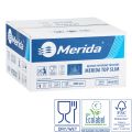 MERIDA TOP SLIM interleaved paper towels, 1-ply, white, 3000 pcs, ECOLABEL