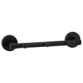 Wall-mounted towel rail with 3 hooks 200 mm MERIDA STELLA BLACK LINE, black