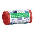 MERIDA OPTIMUM - disposable waste bags, 35l capacity, 50 x 60cm, red, 50 pcs. / roll