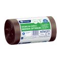 MERIDA OPTIMUM  disposable waste bags, 70 l capacity, 60 x 90 cm, brown, 50 pcs. / roll