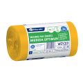 MERIDA OPTIMUM - disposable waste bags, 70l capacity, 60 x 90cm, yellow, 50 pcs. / roll