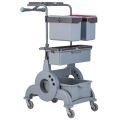Cleaning trolley, grey