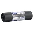 MERIDA disposable waste bags, 110 x 110 cm, capacity 240 l, roll of 10, black