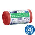 MERIDA OPTIMUM BLUE ANGEL - disposable waste bags, 35l capacity, 50 x 60cm, red, 50 pcs. / roll