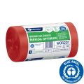 Worki na odpady medyczne 70 l, MERIDA OPTIMUM BLUE ANGEL, czerwone, 60x90, rolka 50 szt.