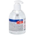 MERIDA POLANA LUX DDR+ rose scent liquid hand disinfectant, 300 ml bottle with a pump