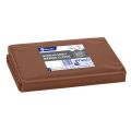 MERIDA disposable waste bags LDPE, 160 l capacity, 90 x 110 cm, brown, 10 pcs. / package